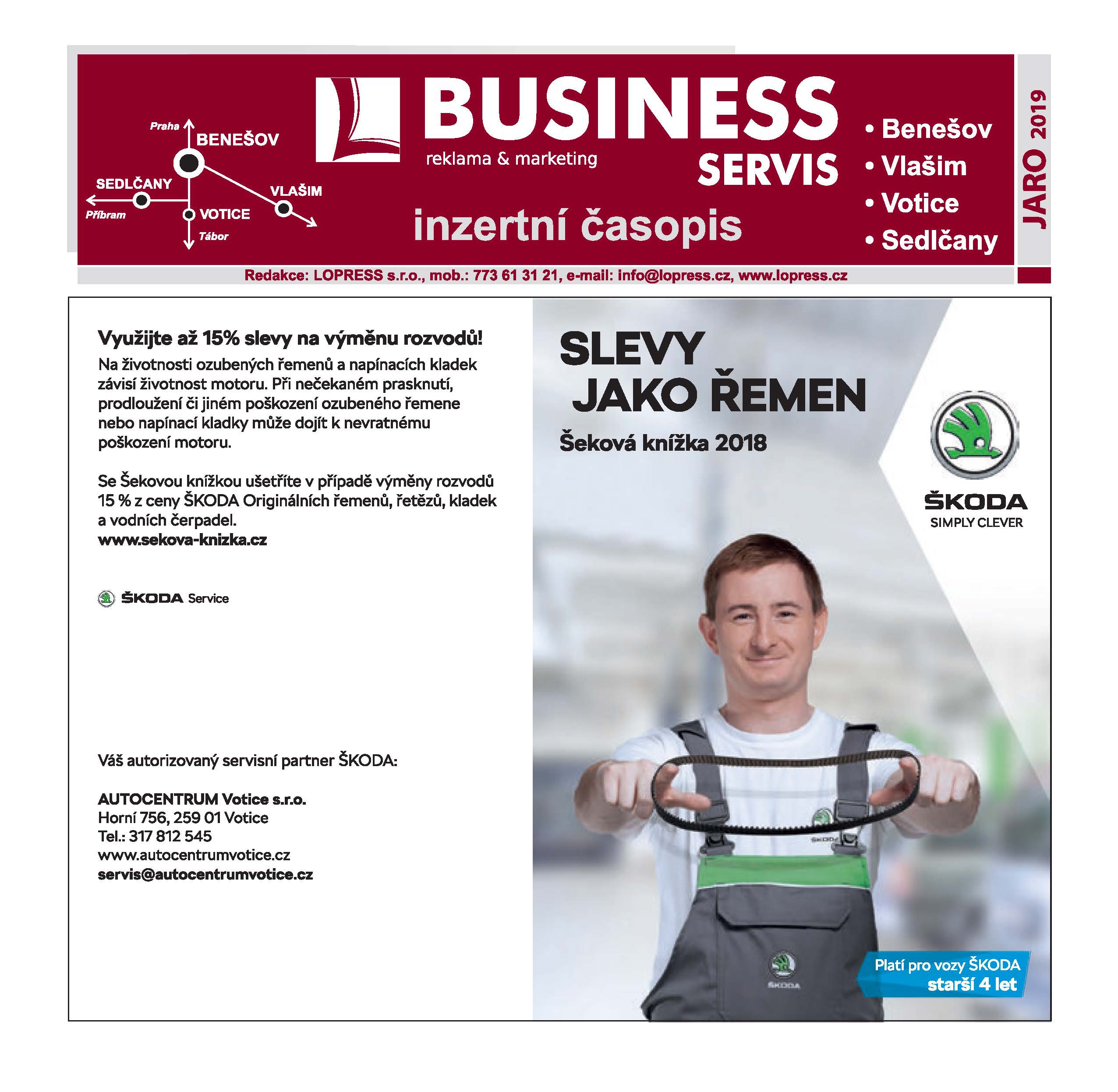 Business servis - jaro 2019